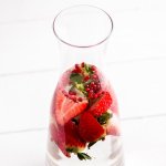Strawberry Rosepepper Infused Water | Healthy Drink Recipes